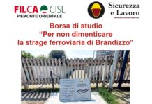A Vercelli la premiazione della prima borsa di studio “Per non dimenticare la strage ferroviaria di Brandizzo”